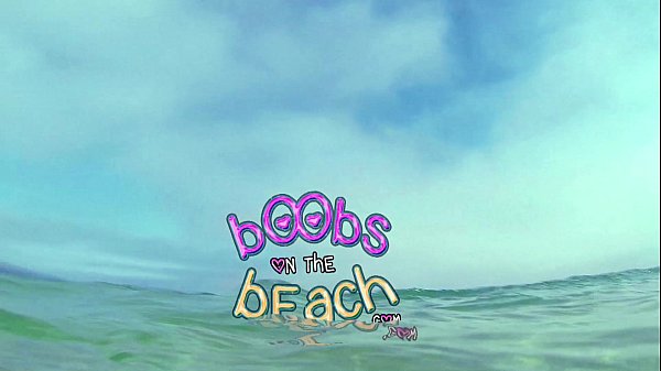Large boobs beach