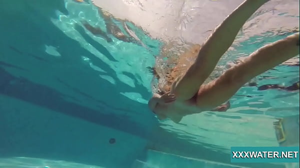 Nude swimming female