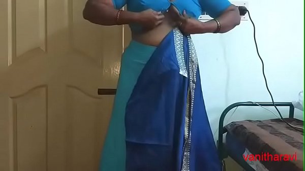 Tamil aunty dress change video