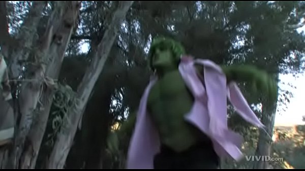 The hulk naked
