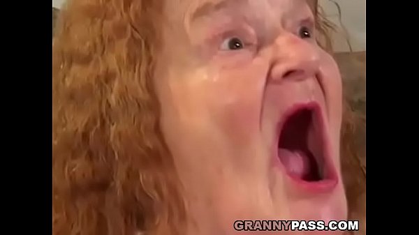 Granny fucks girl
