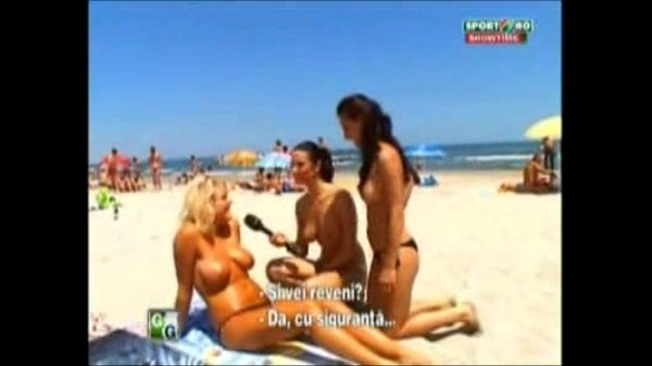 Naked tv host