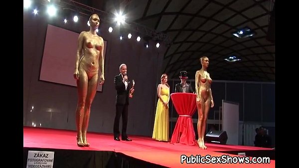 Nude runway show