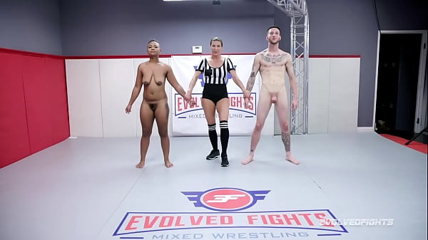 Stripped naked while fighting