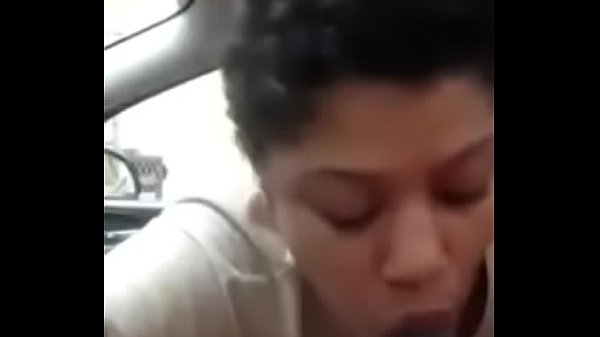 Black girl sucking dick in car