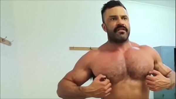 Hairy muscle cock