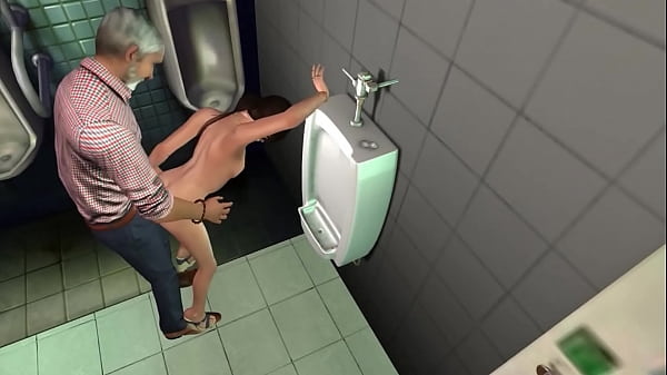 Making love in the toilet