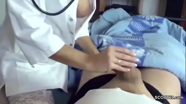Nurse handjob cum