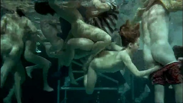 Underwater pool sex