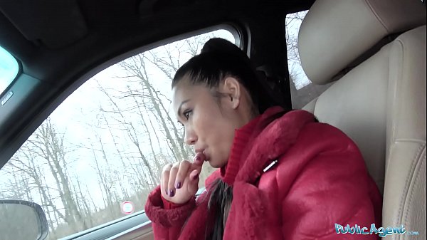 Asian blowjob in car