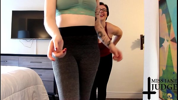 Ass worship yoga pants