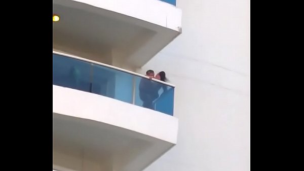 Balcony sex porn