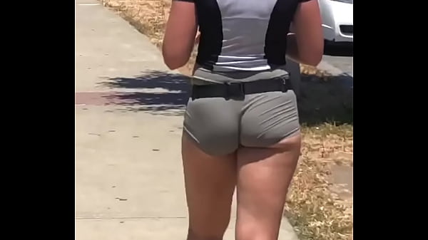 Booty shorts in public