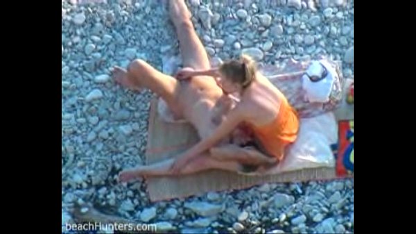 Couple caught having sex beach