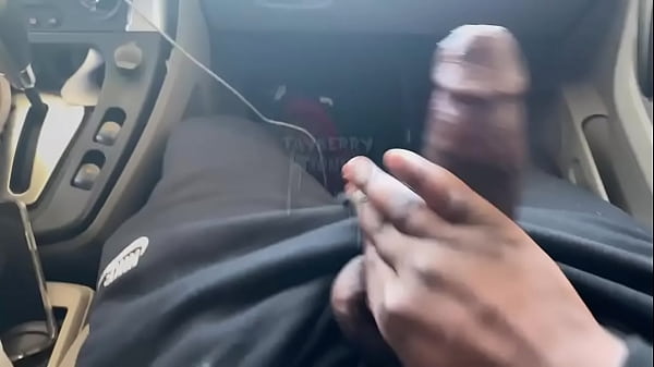 Ebony fucked in car
