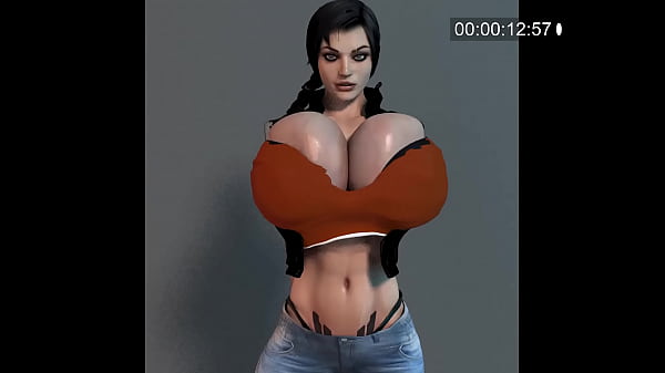 Furry breast expansion animation
