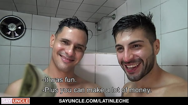 Gay hunks in shower