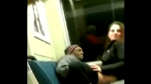 Girl gets fucked on train