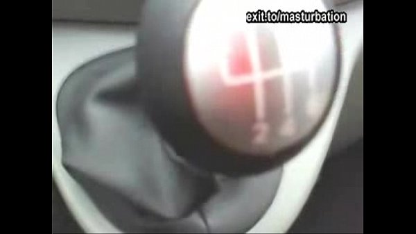 Girl masturbating in a car