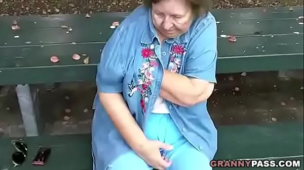 Granny public sex