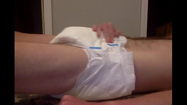 Masturbating in diapers
