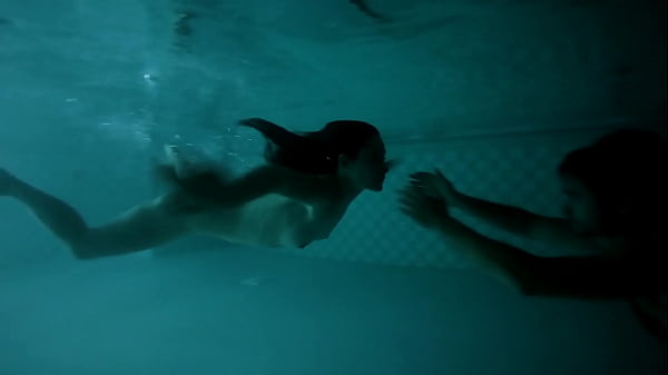 Nude pool scene