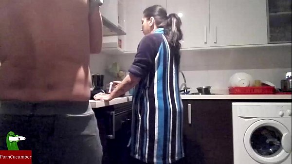 Sister brother kitchen sex