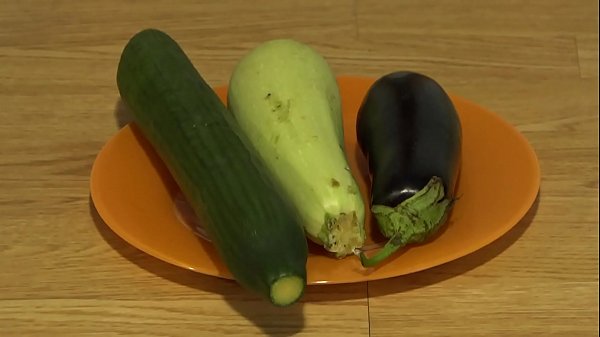 Zucchini masturbation