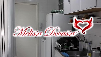 Melissa Devassa screwing with Brazilian cable technician transacting