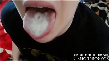 Eating cum compilation