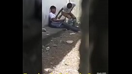Bitch having sex in high school with a friend