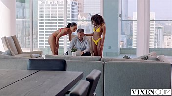 Super top threesome porn video